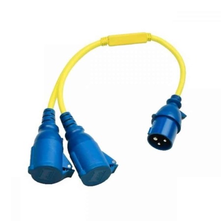 Victron Energy Splitter Cord 16A/250V-CEE plug/2xCEE Coupling SHP307700240