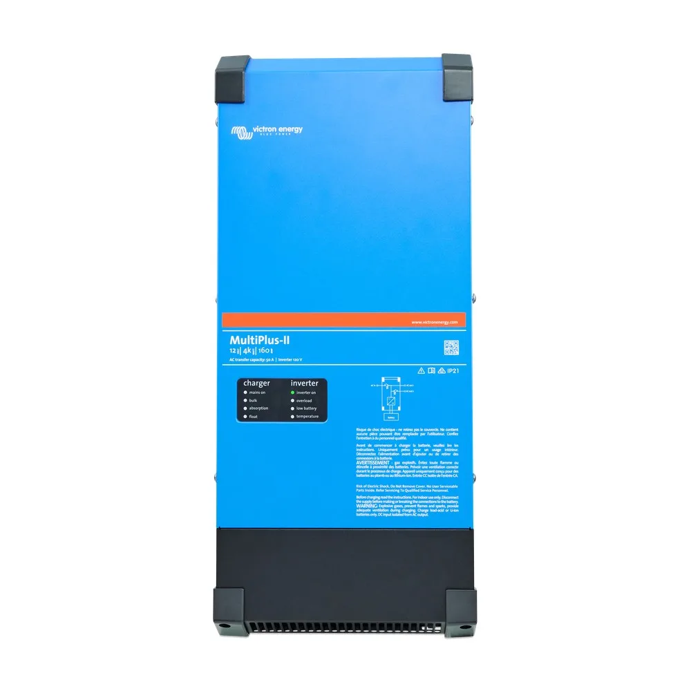 Victron MultiPlus-II 12V inverter/charger, front view