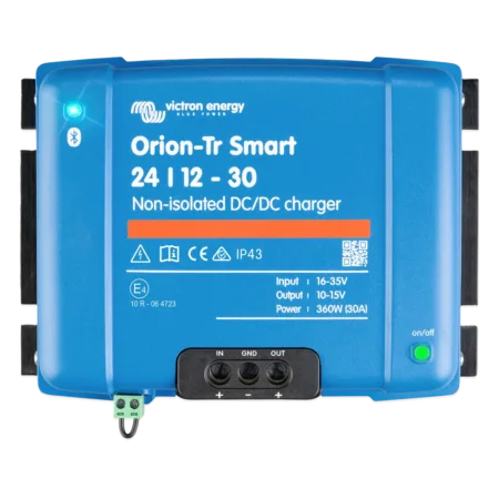 Victron Orion-Tr Smart 24/12-30A (360W) non-isolated DC-DC charger, front view
