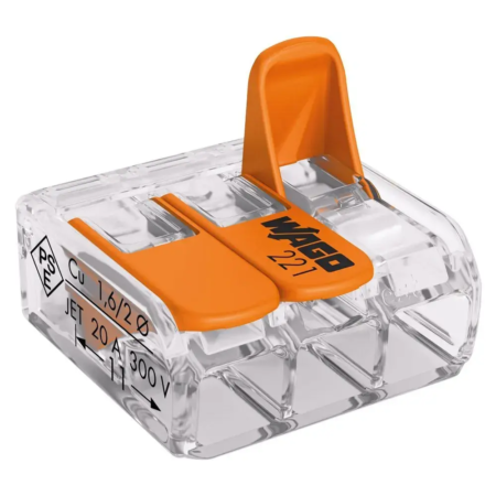 Wago Compact 3 Way - Bag of 30 - 221-413
