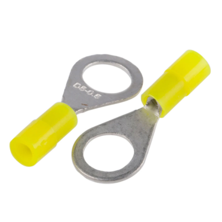 Yellow Ring 10.5mm Single Unit WT53 (per crimp)